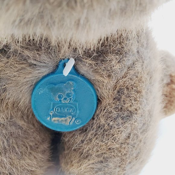 Dakin Brown Misty Dog Puppy Stuffed‎ Animal Toy Plush Vintage 1986 Fluffy Tag 9" - Picture 4 of 9